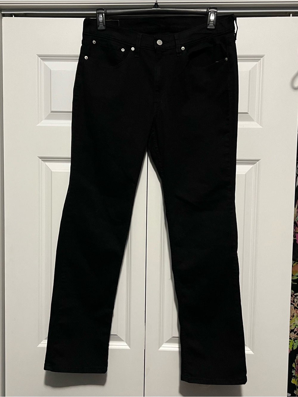 Men's Black Straight-Leg Levi’s 514 Jeans